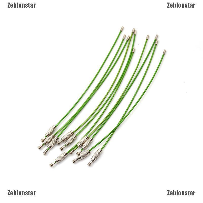 Bộ 10 Móc Khóa Bằng Thép Không Gỉ Cao Cấp