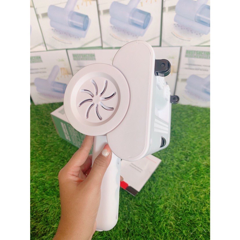 Máy hút bụi giường, nệm, sofa công suất 50W không dây bằng tia UV, hút ẩm cầm tay tiện lợi