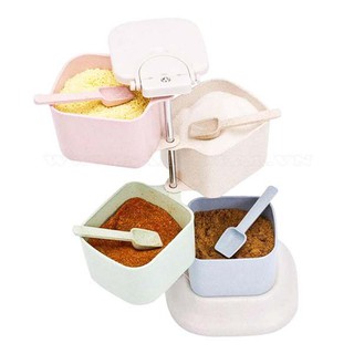 KỆ ĐỰNG GIA VỊ 4 TẦNG XOAY LÚA MẠCH