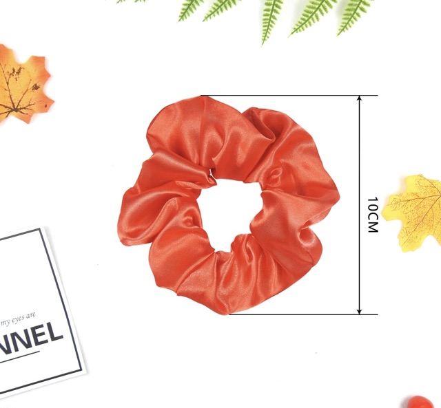 [GIÁ SẬP SÀN] Dây Cột Tóc Vải Scrunchies Phi Bóng Full color