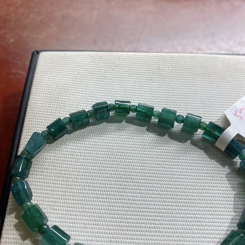 Vòng Tay Đá Tourmaline Tự Nhiên Màu Xanh Dương 5mm