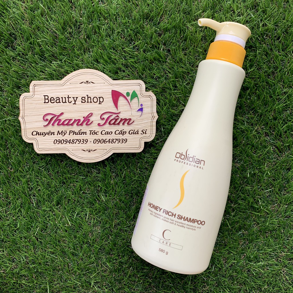 Dầu gội mật ong Obsidian Honey Rich Shampoo 580ml "