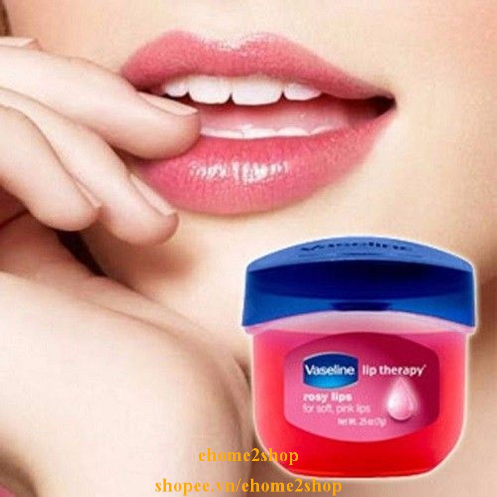 Sáp Dưỡng Môi 7g Vaseline Lip Therapy Rosy Lips Có Màu, shopee.vn/ehome2shop.