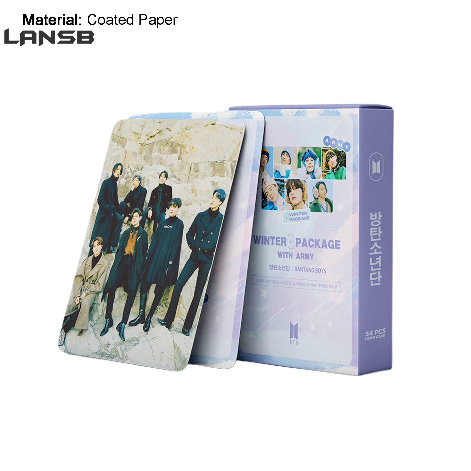 So Online Bookstore BTS Design Album Card Kpop Idol Figure Lomo Card Collection Supplies for Shop