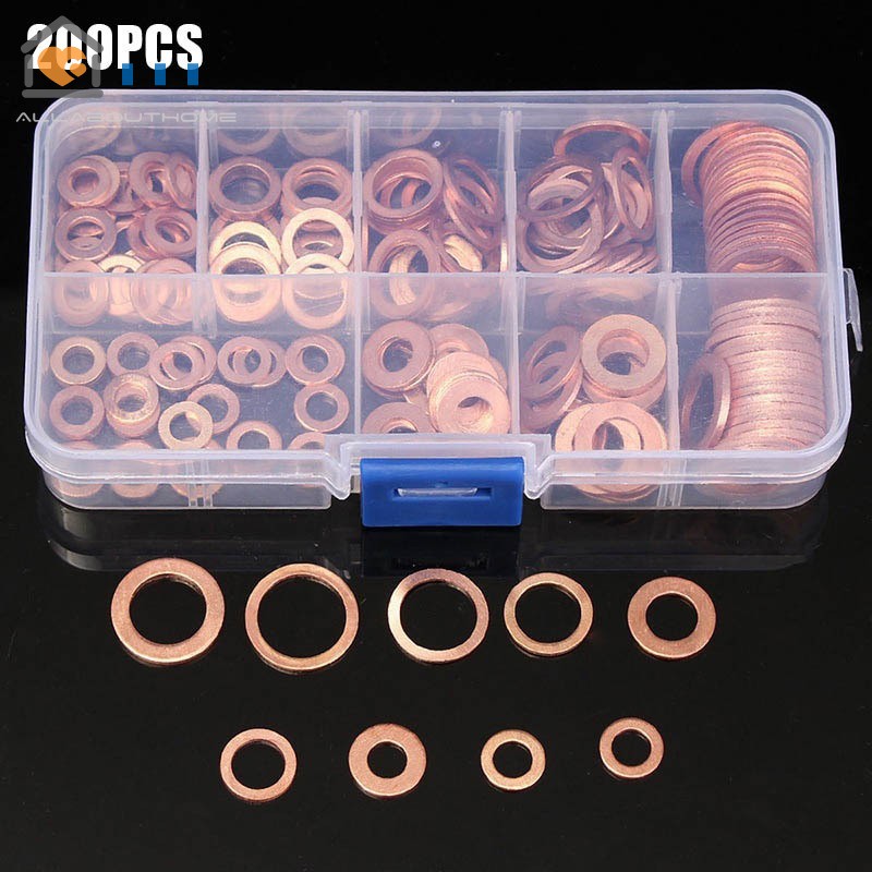 Hộp 200 Vòng Đệm Chữ O Bằng Đồng