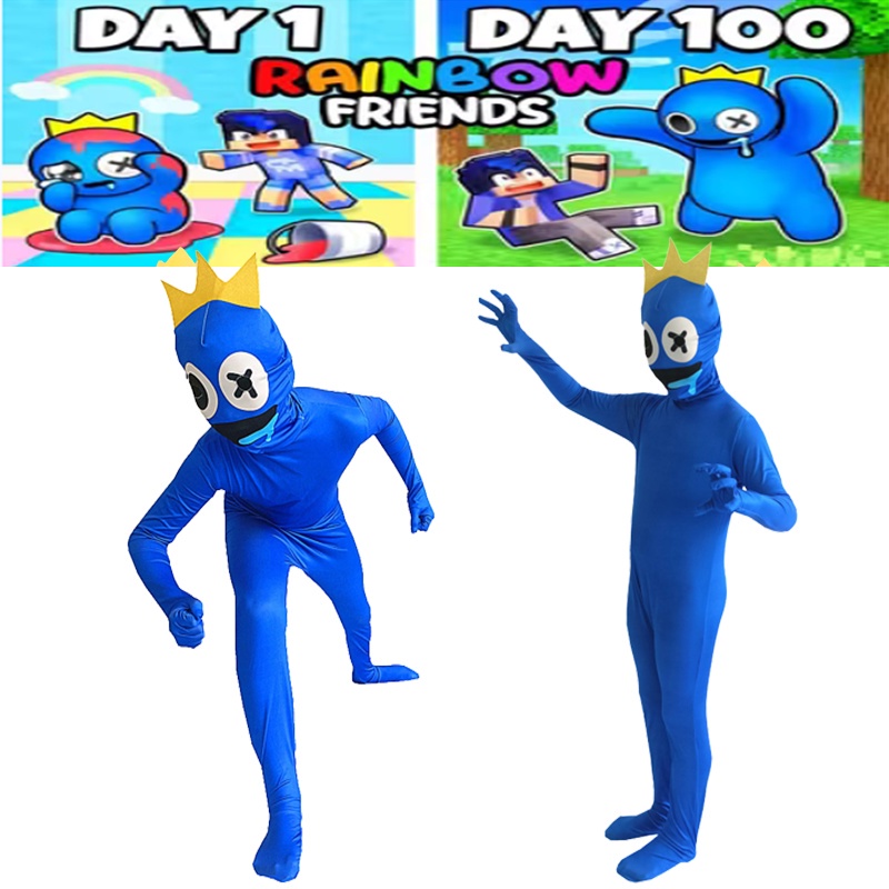 Anime Roblox Rainbow Friend Cosplay Quần Áo Bé Trai Bé Gái Bodysuit Hoạt Hình Trẻ Em Trang Phục Halloween Quà Tặng Sinh Nhật Cho Trẻ Em