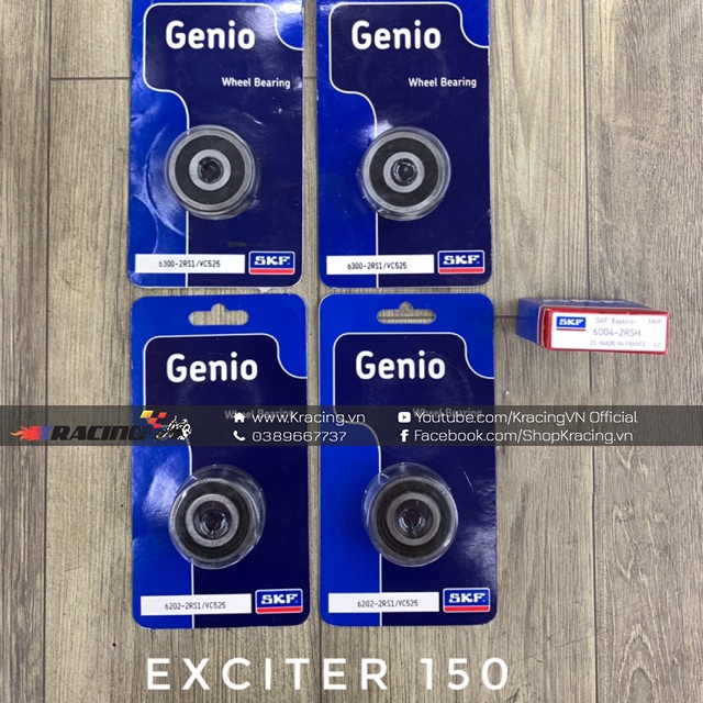 Bạc đạn SKF cho Exciter 150 (Hàng chính hãng)