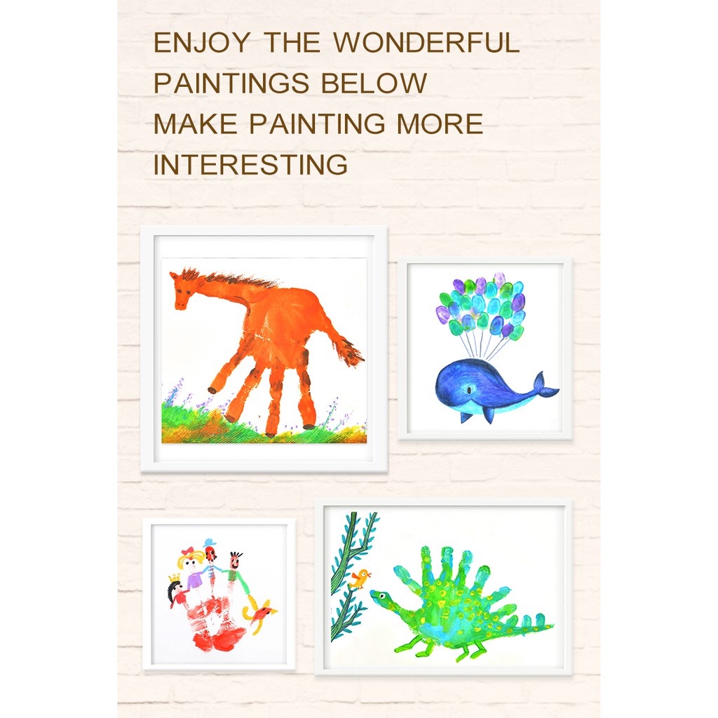 Combo Bộ Đồ Chơi Vẽ Bằng Tay An Toàn Cho Bé Chính Hãng Mideer Finger Paint, Đồ Chơi Mỹ Thuật Sáng Tạo - CleverKids