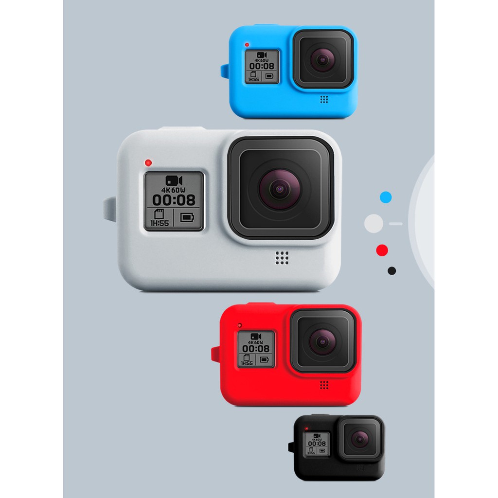 Vỏ silicon cho gopro hero 8 Black - Bộ phụ kiện gopro 8