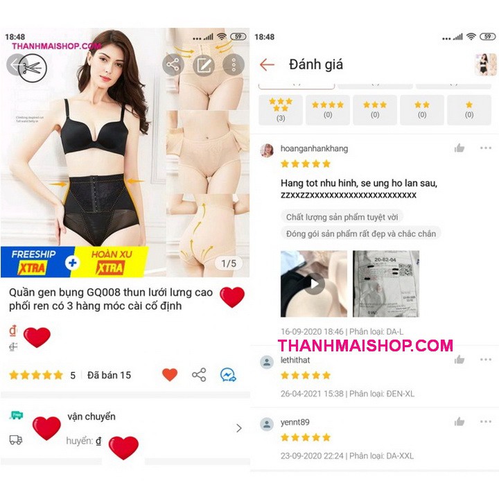 Quần gen bụng GQ008 thun lưới lưng cao phối ren có 3 hàng móc cài cố định | BigBuy360 - bigbuy360.vn