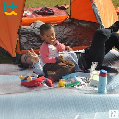 Thảm picnic, Chiếu ngủ văn phòng tráng bạc 2 mặt , du lịch, dã ngoại cách nhiệt có túi đựng | BigBuy360 - bigbuy360.vn