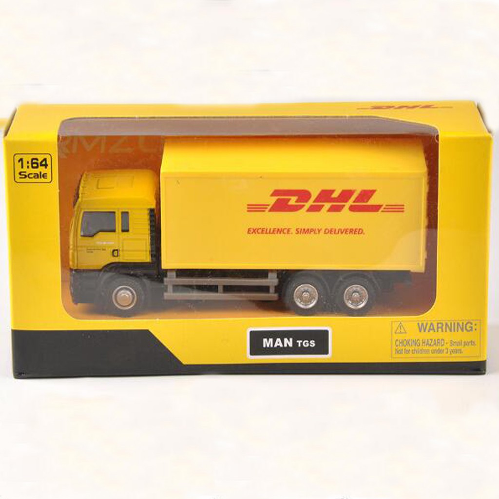 Mô hình xe tải DHL tỉ lệ 1:64 chất lượng