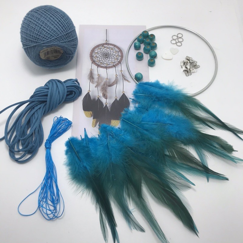 Bộ phụ kiện làm lưới bắt giấc mơ, Set make Dream catcher