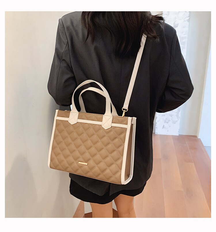 Túi xách JASMIN NOIR chất liệu da PU sức chứa lớn thiết kế sành điệu hợp thời trang