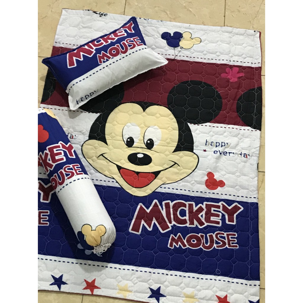 Set nệm và gối cho bé đã có ruột