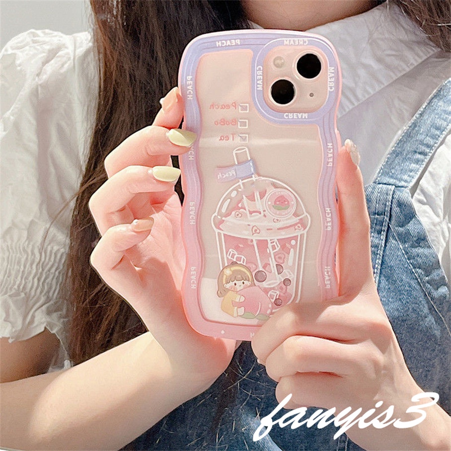 Ốp Điện Thoại TPU Mềm Trong Suốt Họa Tiết Cậu Bé Bút Chì Cho iPhone 14 13 12 11 Pro Max X XR Xs Max 8 7 6 6s Plus SE 2020