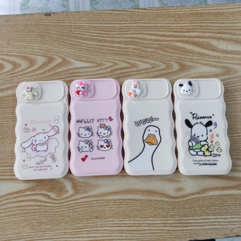 Ốp lưng iPhone 7 plus/8 plus dẻo in hình thú dễ thương có bảo vệ camera