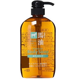 Sữa tắm mỡ ngựa Horse Oil Moisture Body Soap của Nhật 600ml