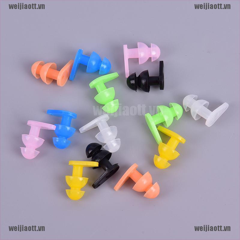 1 Cặp Nút Silicone Bịt Tai Chống Thấm Nước Khi Bơi