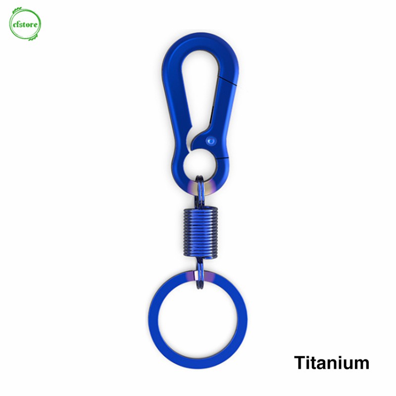 Móc khóa mạ titan thiết kế sáng tạo cho xe hơi