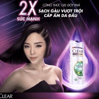 Dầu gội clear bạc hà 900g