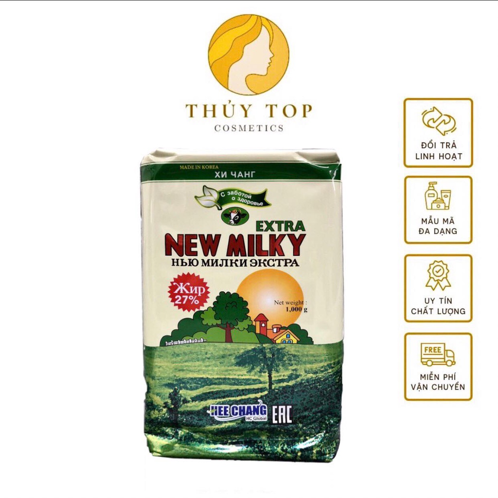Sữa Béo Nga New Milky Extra 1kg Dành Cho Người Gầy, Người Muốn Tăng Cân Chuẩn Hàng Chính Hãng