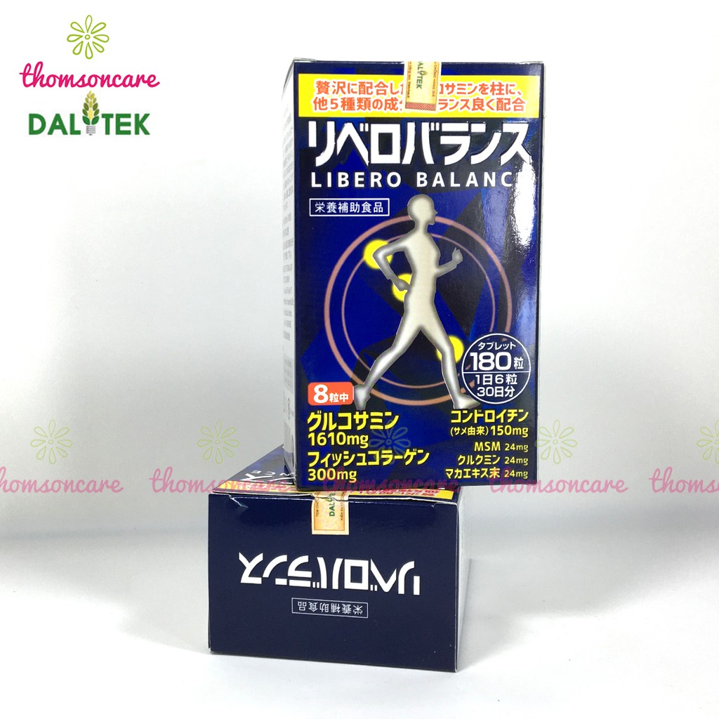 Viên dưỡng khớp từ Nhật Bản Libero Balance, bổ khớp từ sụn cá mập, glucosamin và collagen tái tạo sụn khớp