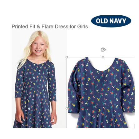Áo đầm cho bé gá i- OLD NAVY