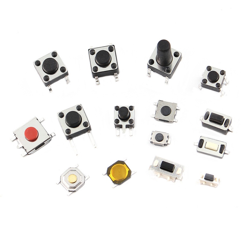 Set 125 Công Tắc Nút Nhấn ACE 25 Giá Trị SMD DIP 4Pin / 3Pin / 2Pin Chuyên Dụng