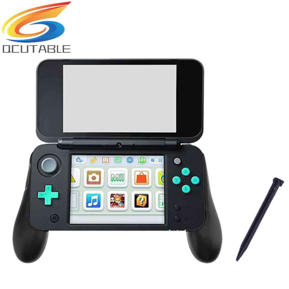 Tay Cầm 3 Trong 1 + Hộp Pha Lê + Bút Stylus Nhựa Cho Nintendo NEW 2DS LL XL