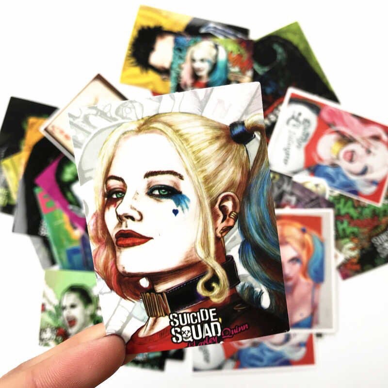 combo 30-60 cái sticker harley quinn decal bóc dán/ hình dán harley quinn