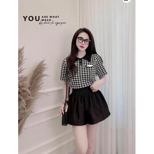 [ CÓ ẢNH THẬT + VIDEO TỰ QUAY ] Áo Cổ Sơ Mi Chất Len From Rộng Mix Đồ Cực Xinh | BigBuy360 - bigbuy360.vn