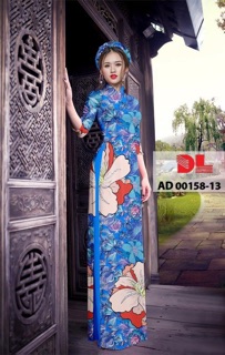 Vải Áo Dài Tằm Ý/ Lụa Nhật Hoa 3D
