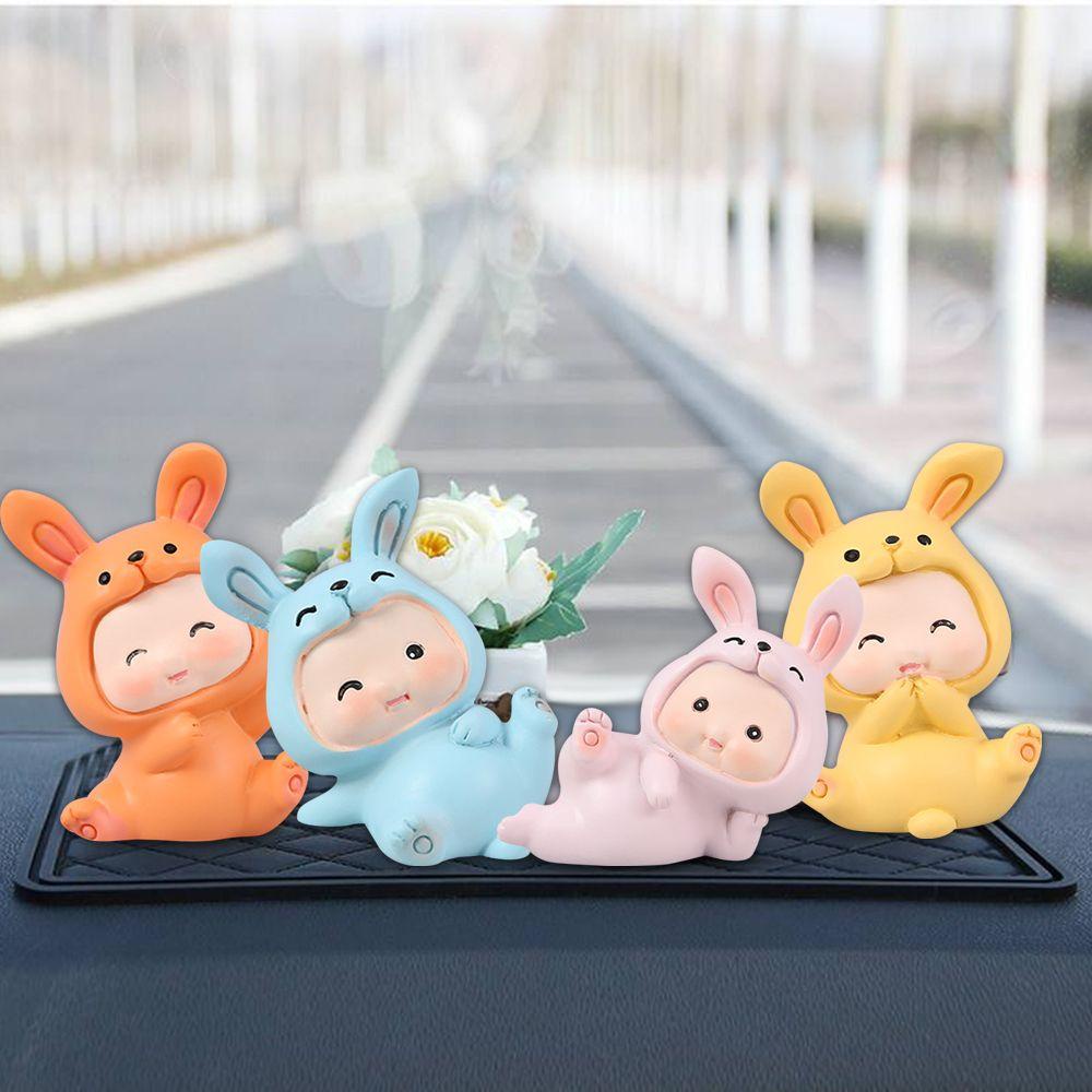 1 Tượng Thỏ Con Đáng Yêu Trang Trí Bánh Kem