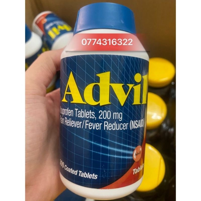 Viên uống advil dạng nén 300 viên date 2024
