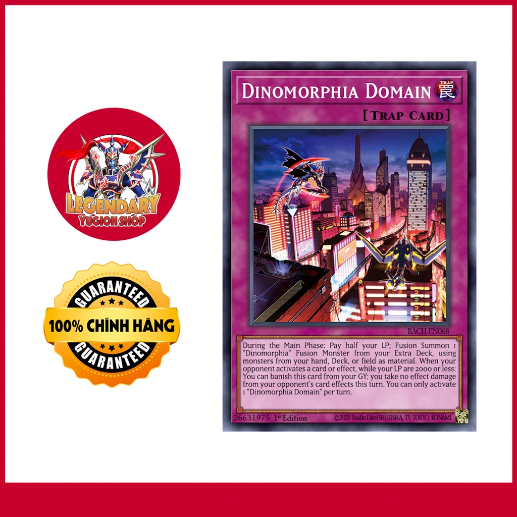 [Thẻ Bài Yugioh Chính Hãng] Dinomorphia Domain
