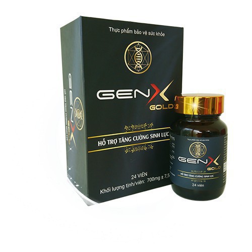 Combo 3 hộp 1 liệu trình  Gen x chính hãng, gen x gold tăng cường sinh lý nam kéo dài thời gian quan hệ lâu ra