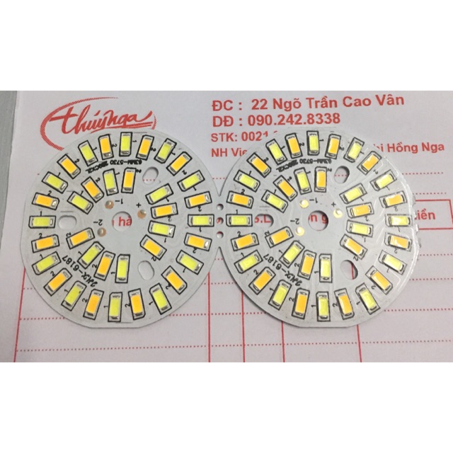 Led vỉ hạt 9w -3 màu-chạy chấn lưu