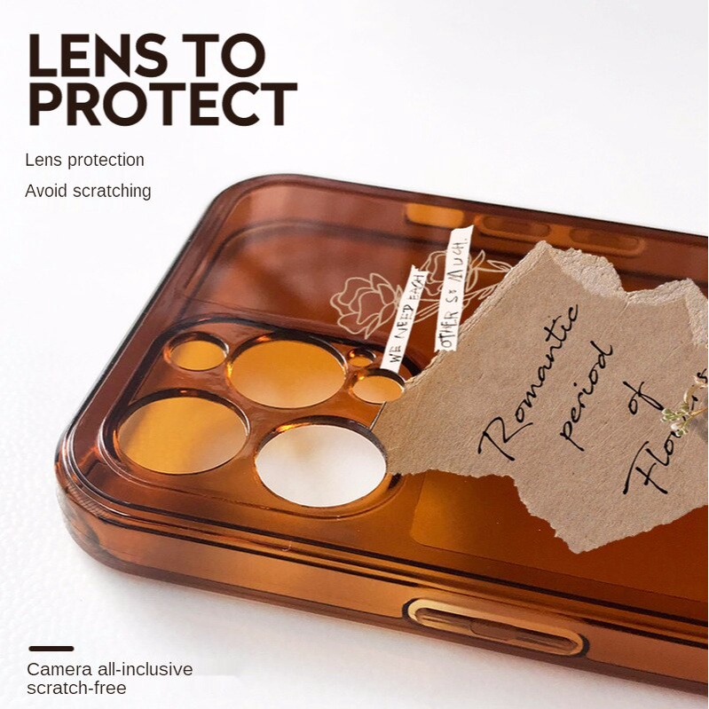 Ốp lưng iphone Tpu Mềm Trong Suốt Thời Trang Cho Iphone Xr Xs Max Xr 6s 8 7plus 11 Pro 12 Pro Max