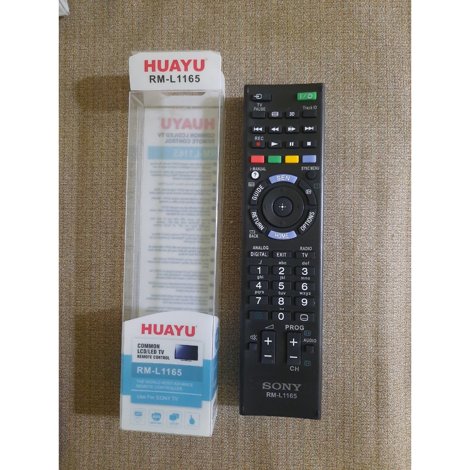 Remote Điều khiển TV Sony RM-L1165 đa năng các dòng tivi Sony LCD/LED/Smart TV- Hàng tốt tương thích 100%Tặng kèm Pin