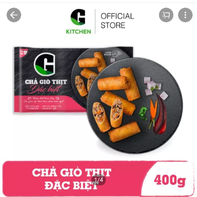 CHẢ GIÒ THỊT ĐẶC BIỆT GKITCHEN 400G