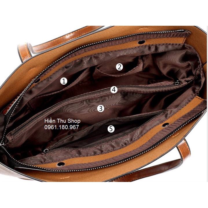 Túi xách da đeo chéo nữ size lớn da bò 32x29x12cm (Đỏ-Đen-Da bò)