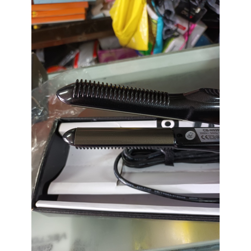 Máy Ép Uốn Tóc Lưỡi Cong Cao Cấp CHAOBA CB N9207