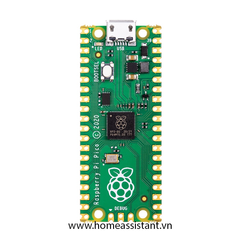Bo Mạch Vi Điều Khiển Nhúng Raspberry Pi Pico RP2040