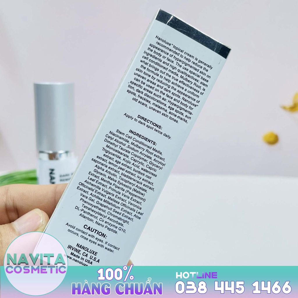Kem Dưỡng Giảm Nám Nano Luxe TM Dark Spot Remover USA