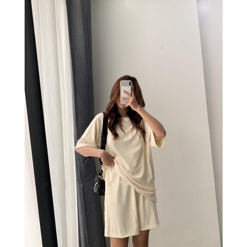 Set đồ quần áo nữ rộng freesize đi chơi du lịch xinh đẹp vải cotton độc lạ phong cách trẻ trung giá rẻ