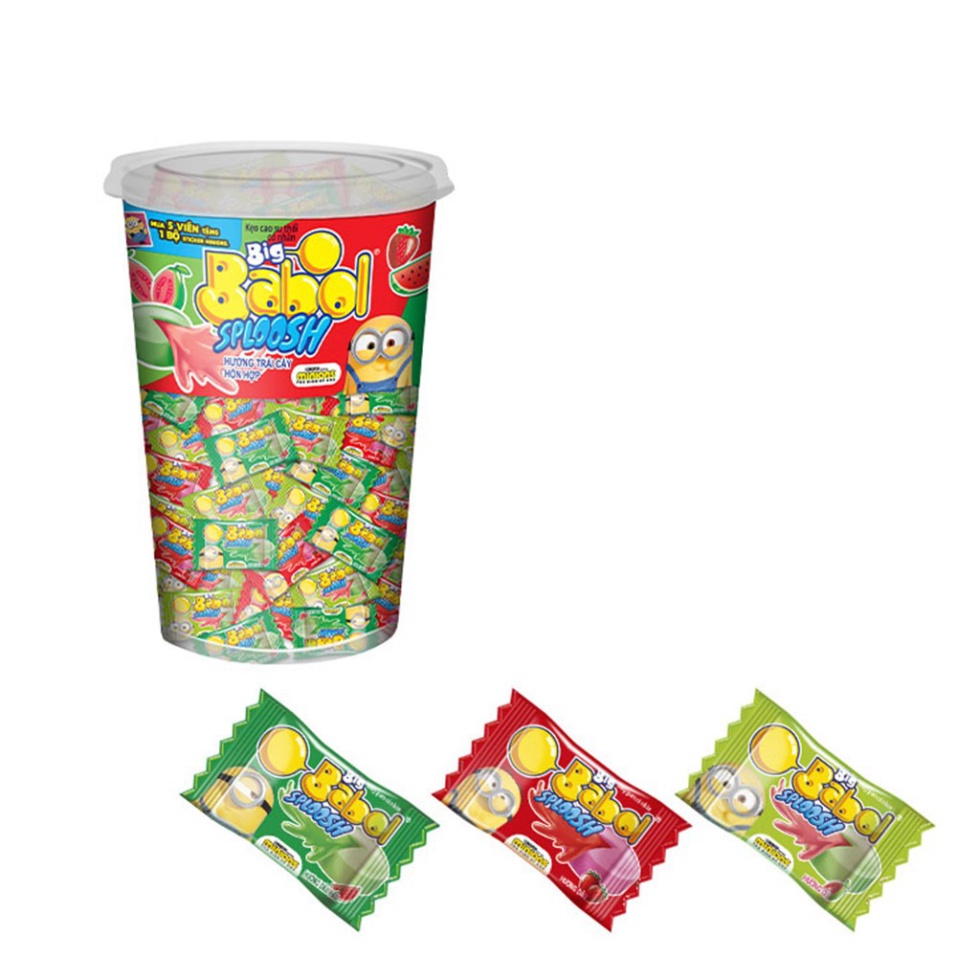 Kẹo cao su đặc thổi bác ái Big Babol Sploosh