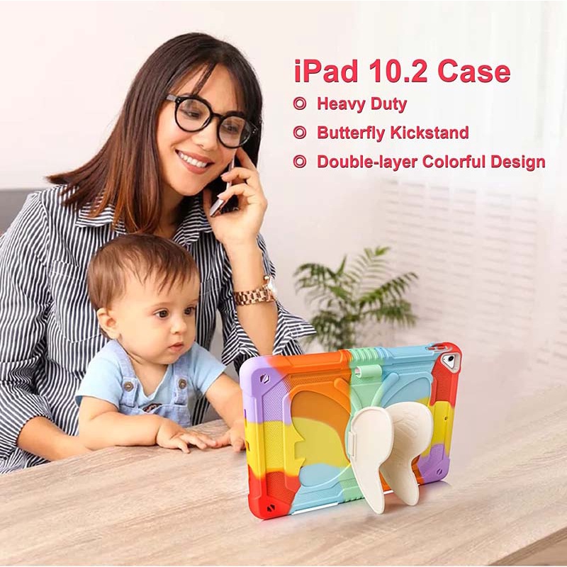 Ốp Máy Tính Bảng Nhám Chống Sốc Cho iPad 10th Gen 10.9 2022 iPad 10.2 iPad Pro 11 iPad 9.7 iPad Air 5 Air 4 Air 3 Air 2 Pro 10.5 Pro 9.7 Pro 9.7 Bộ 6 Món Đồ Chơi Mini Độc Đáo Cho Bé