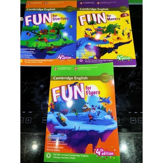 Bộ đẹp 3c - full colours - fun for starters, movers, flyers 4th + mp3