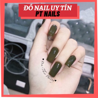 Sơn gel màu xanh rêu hot